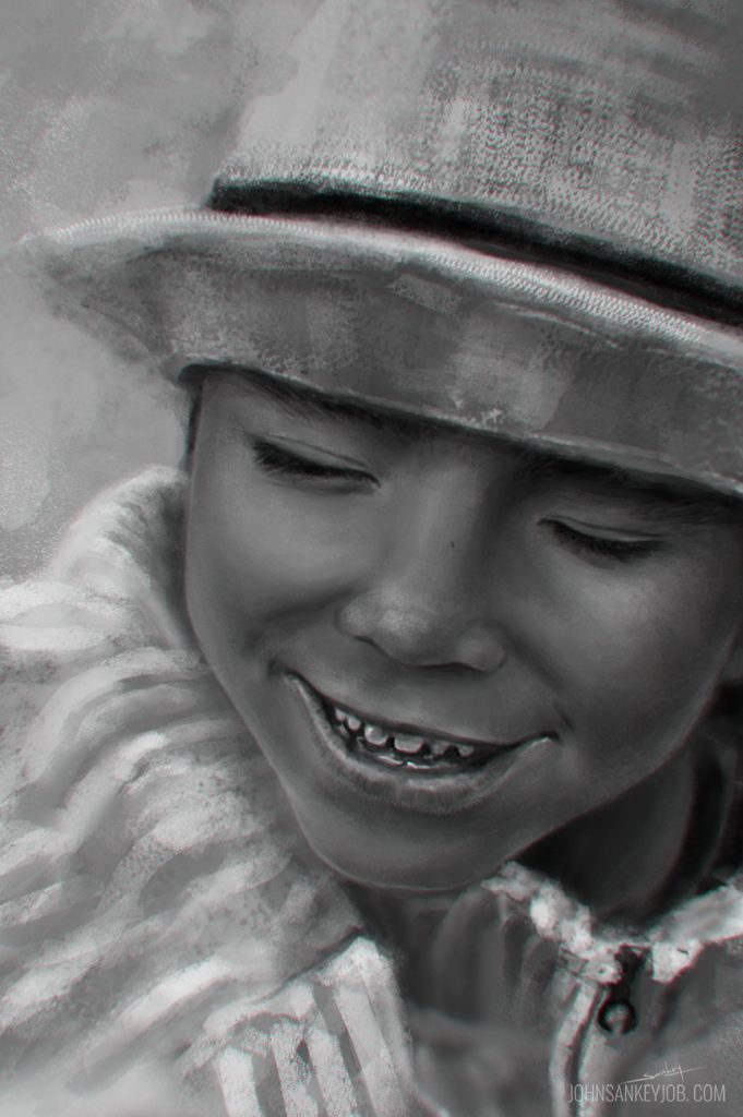 Innocet Smile - Digital painting